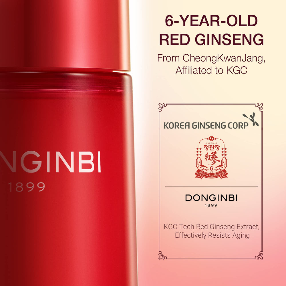 Donginbi gift packaging box showcasing premium New Year skincare set.