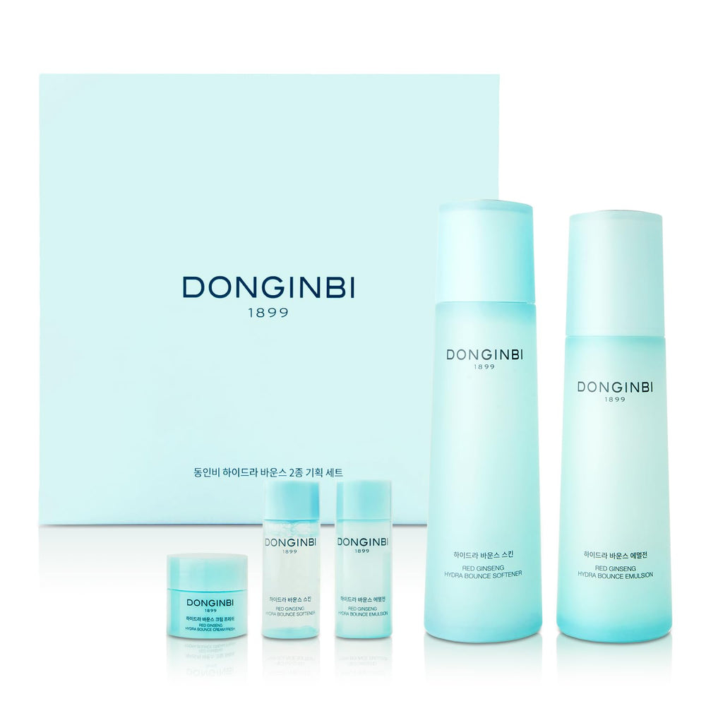 Donginbi Hydra Bounce Toner bottle for refreshing hydration in daily routine.