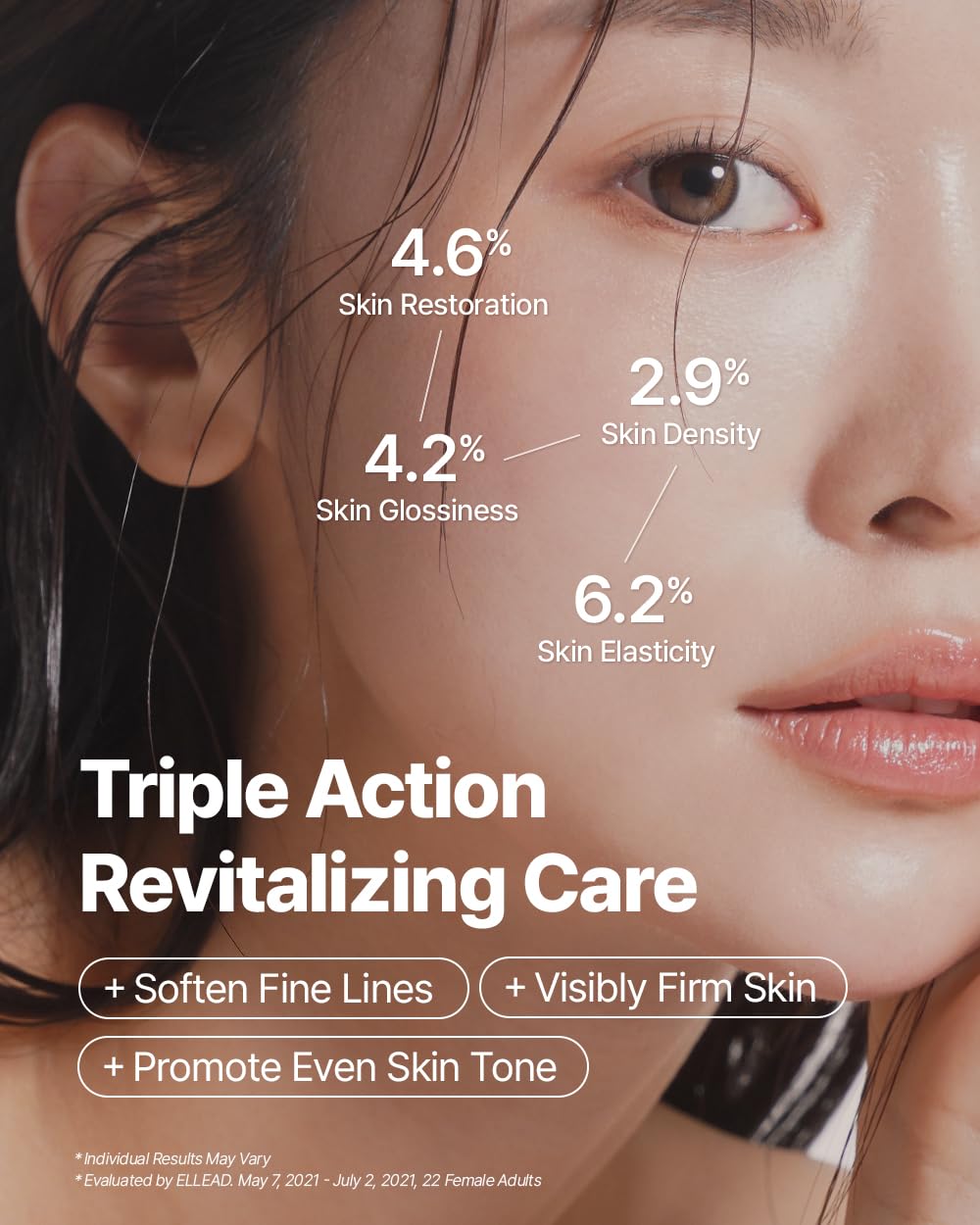 Close-up of Donginbi cream texture highlighting lightweight nourishing formula