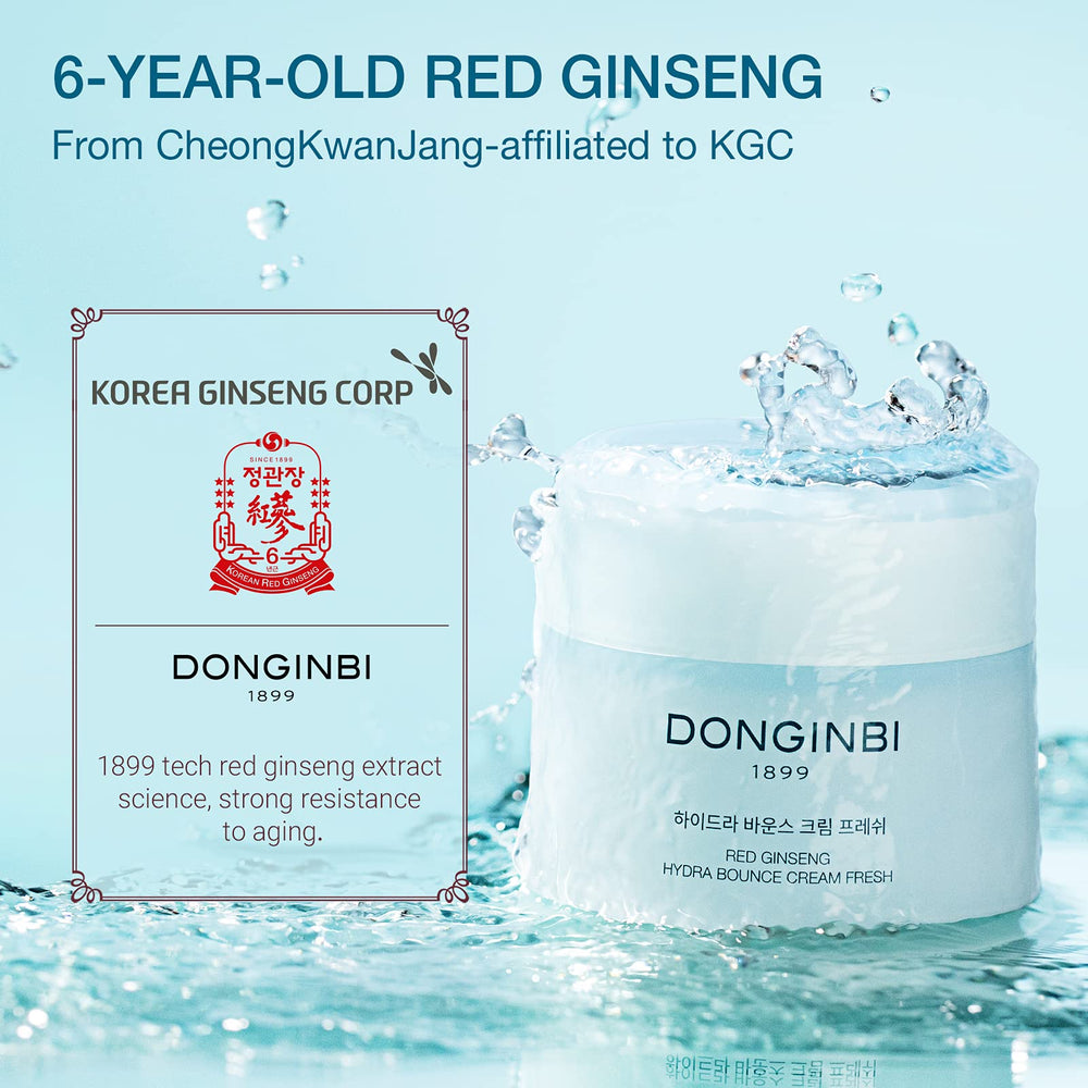 Donginbi Red Ginseng Hydra Bounce Cream Fresh gift-ready packaging for skincare lovers