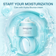 Donginbi Red Ginseng Hydra Bounce Cream Fresh label closeup highlights premium Korean skincare