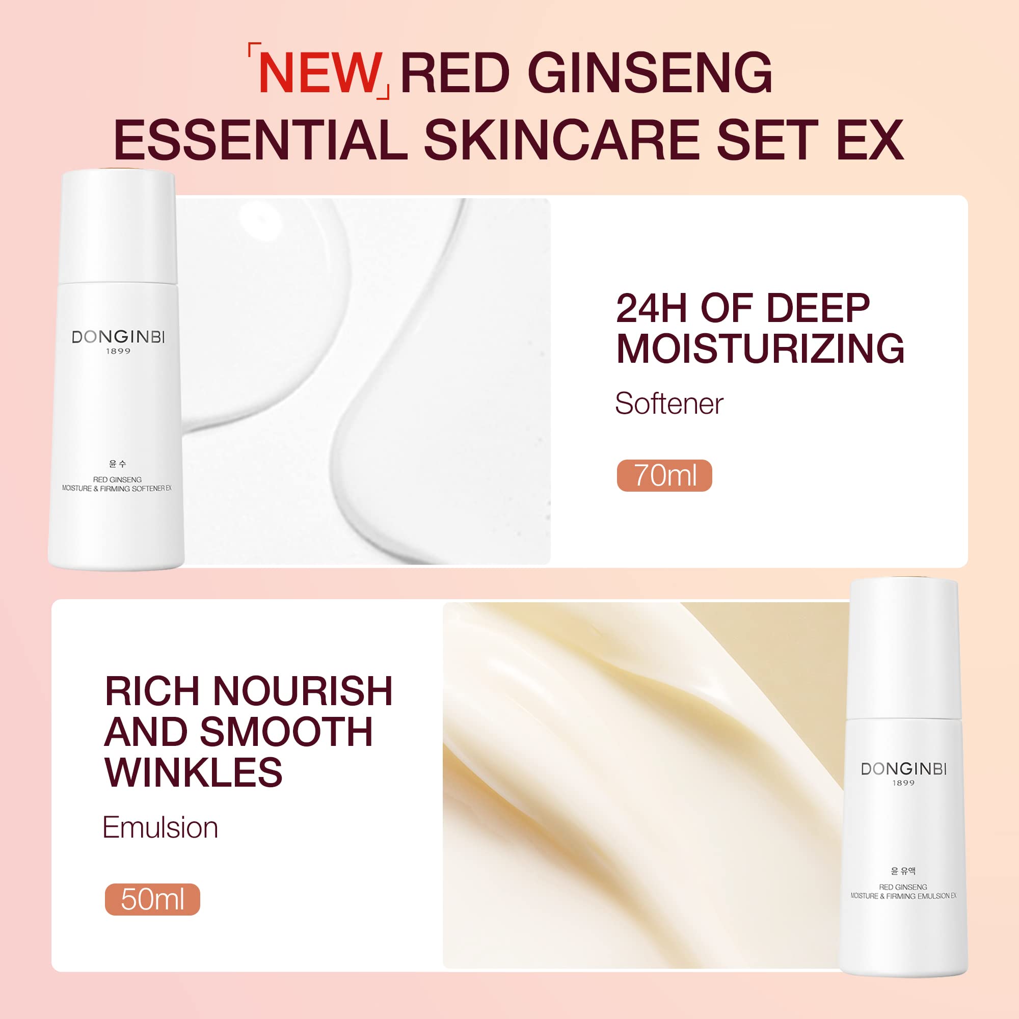 Donginbi Red Ginseng Micro Cleansing Foam EX bottle for gentle cleansing