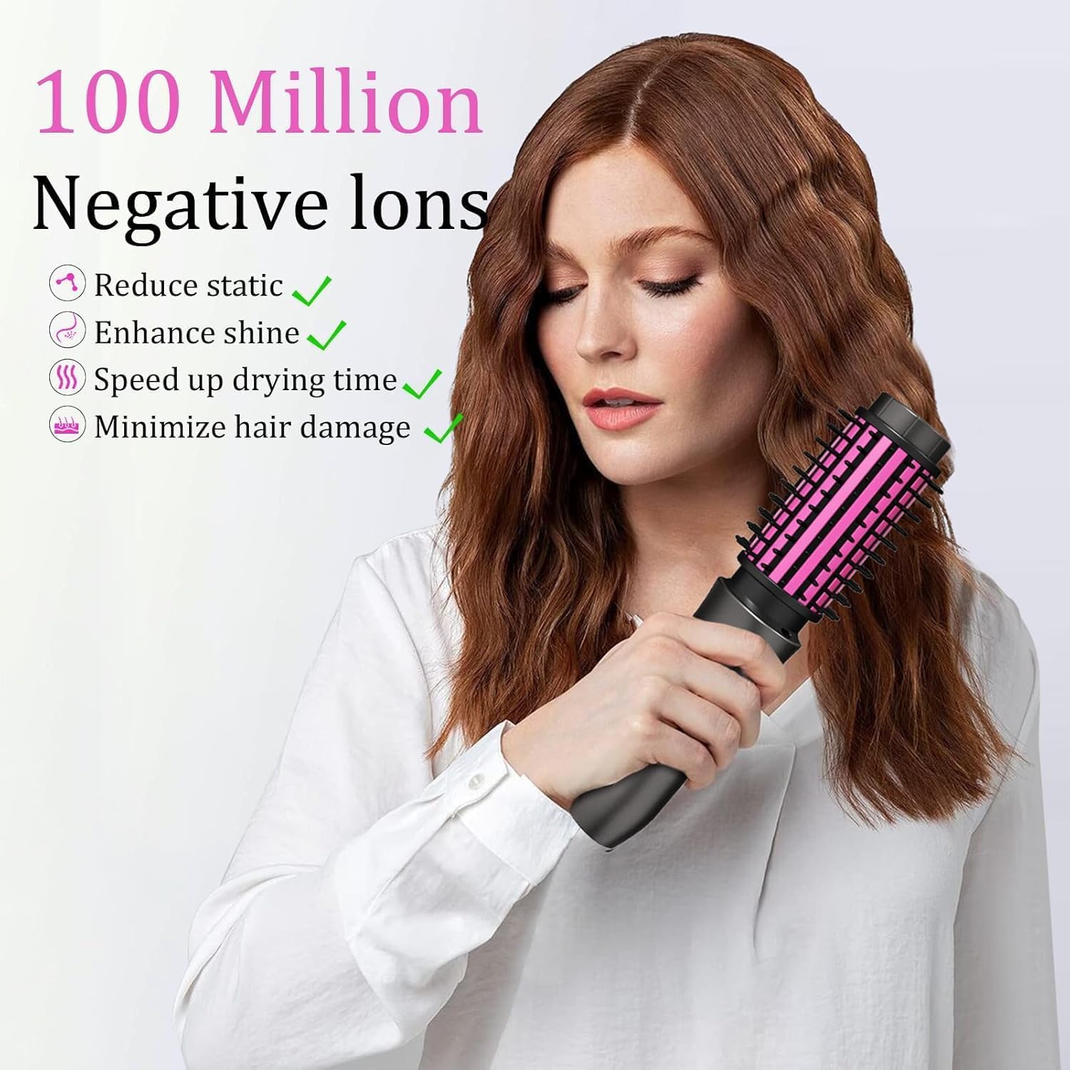 Dongxw upgraded curling comb with anti-scalding and anti-tangle for safer use.