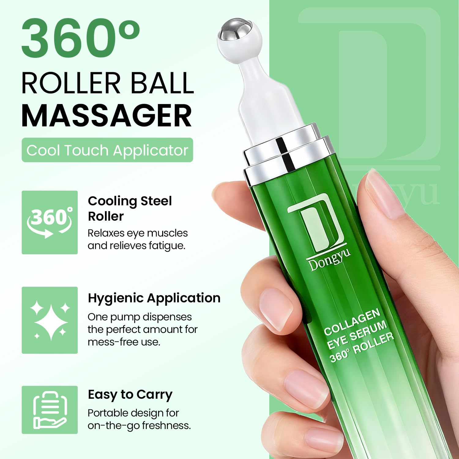 Under-eye hydration with Dongyu Eye Cream for 24-hour moisture