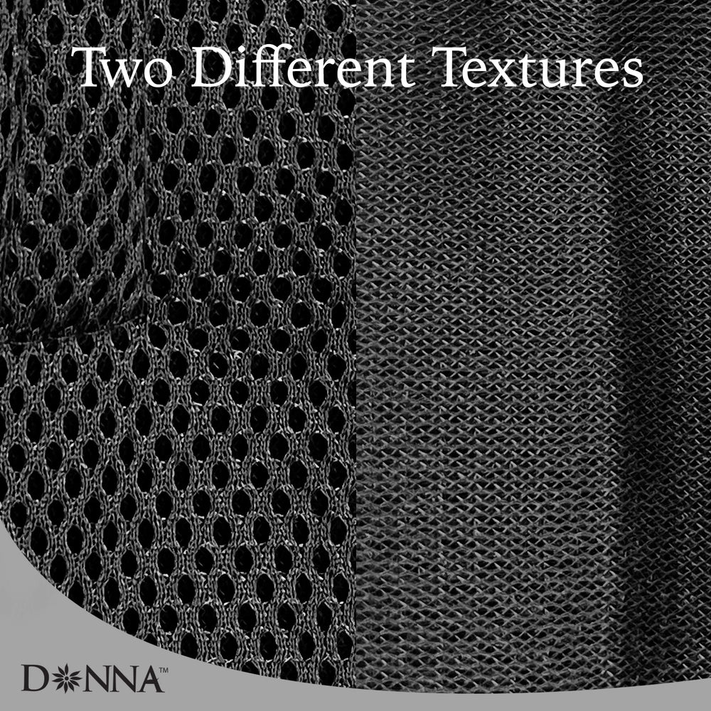 Donna Deluxe headband worn during face wash to protect hairstyles