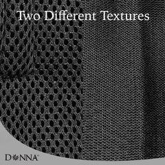 Donna Deluxe headband worn during face wash to protect hairstyles