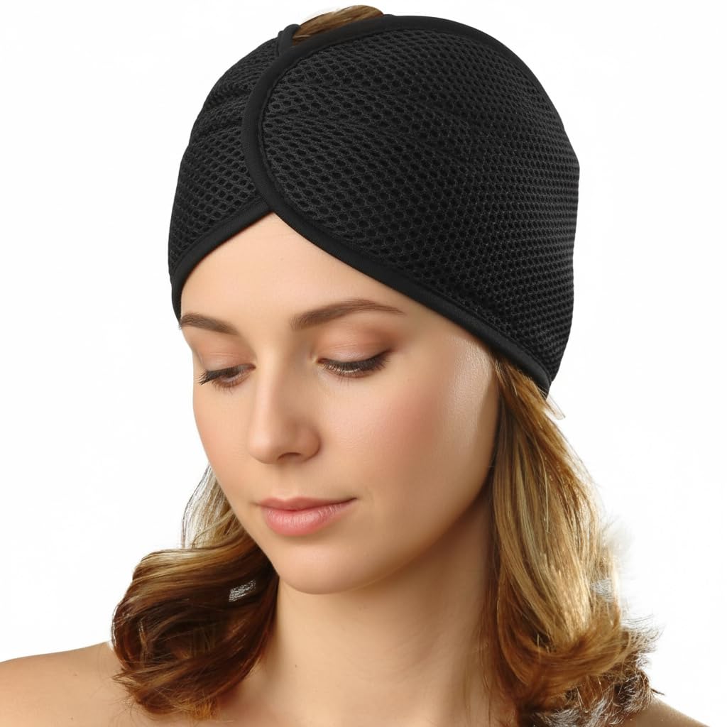 Donna Deluxe foam headband close-up showing soft padding for comfort during wear