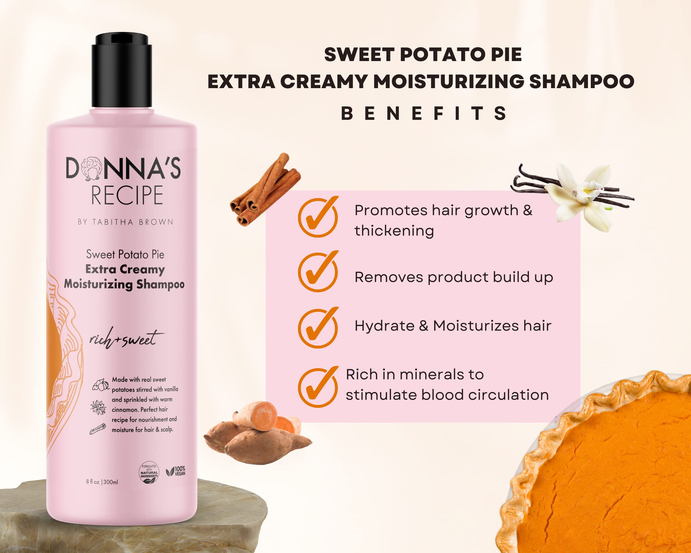 Donna's Recipe shampoo lather defining curls with lightweight foam