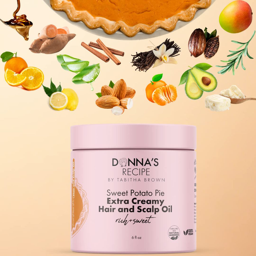 Vanilla-cinnamon swirl on packaging communicates calming fragrance.