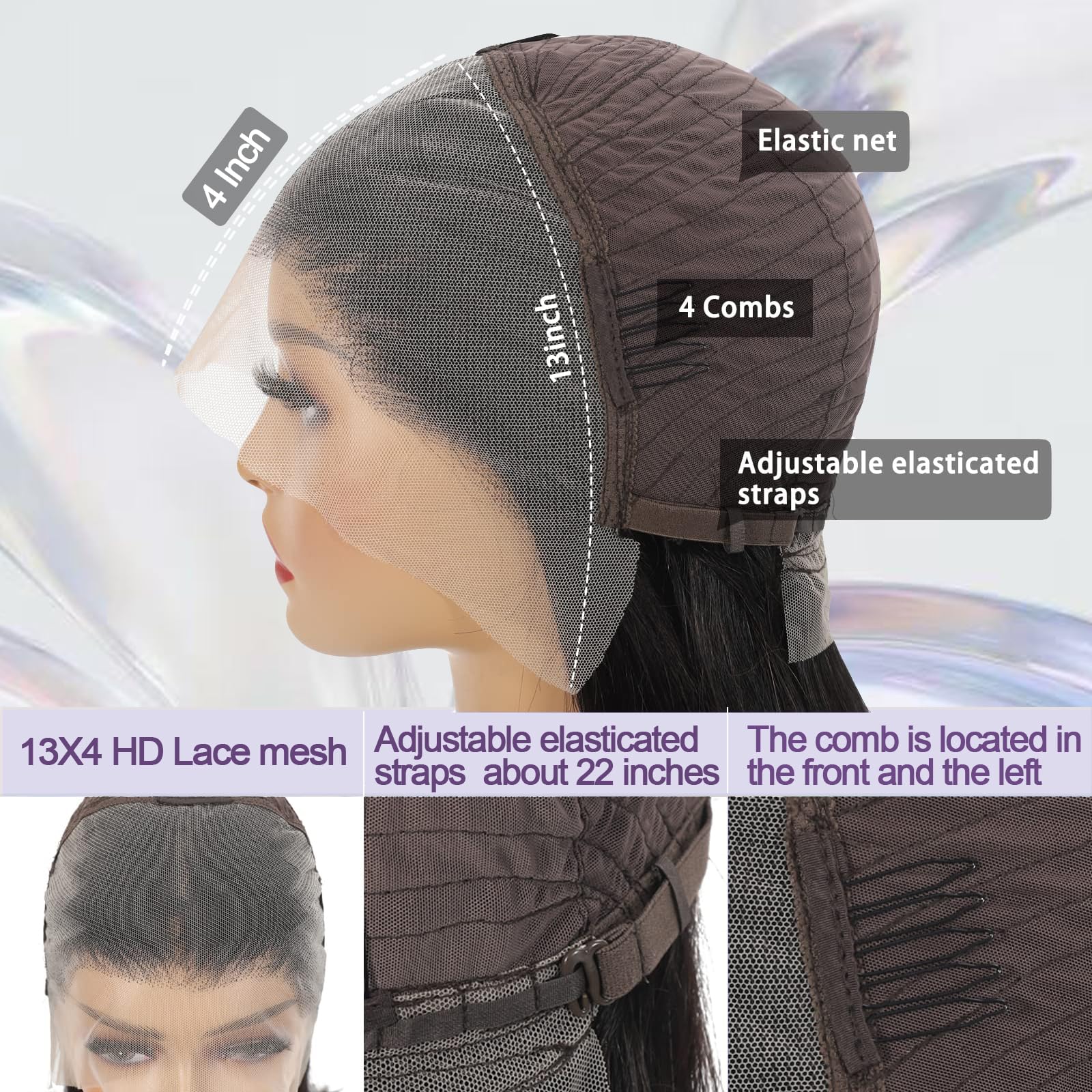 DONXUE lace front wig ready for heat styling and color customization.