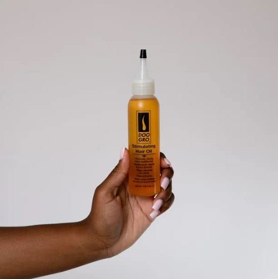 Doo GRO Stimulating Oil 133 ml size emphasizes travel-friendly option