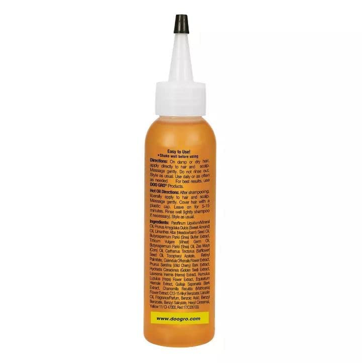 Doo GRO Stimulating Oil during scalp massage session for relaxation