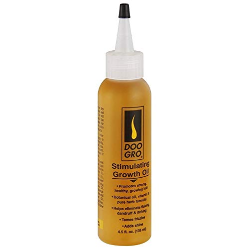 Doo GRO Stimulating Oil pour demonstrates easy, mess-free dispensing