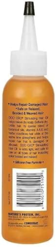 Doo GRO Stimulating Oil on scalp during massage for refreshing routine