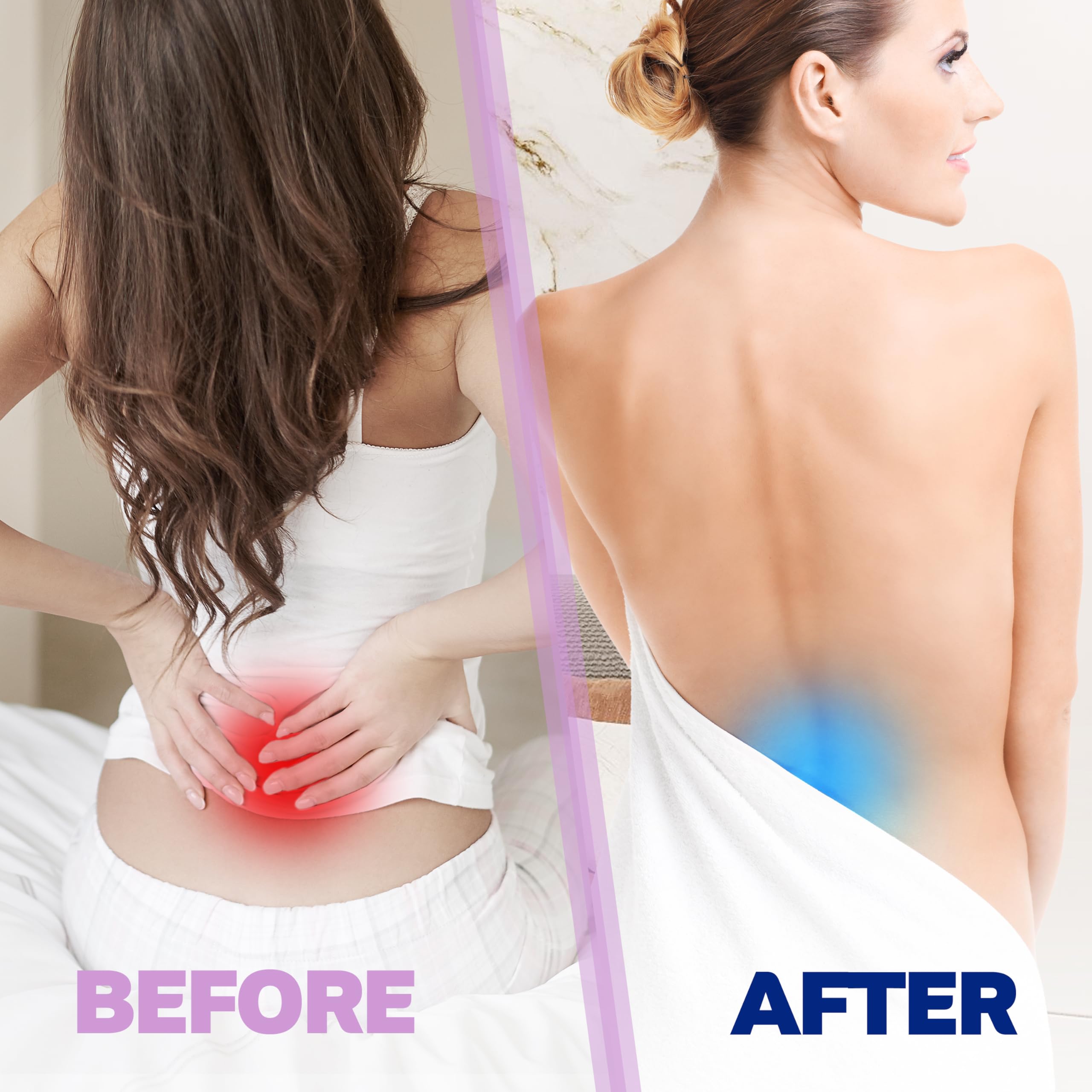 Knee-area application with DOODLE HOG Lavender Magnesium Cream for muscle comfort.