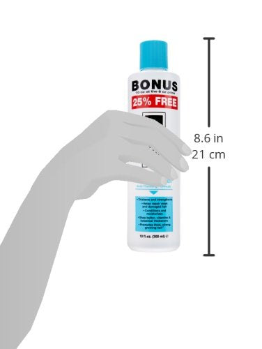 Doo Gro Mega Thick Anti-Thinning Conditioner application shows added body and resilience.