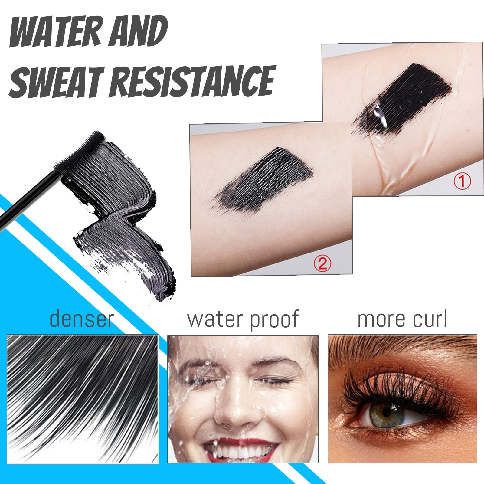 Dootdott Mascara Slim Brush Head reaches fine lashes evenly
