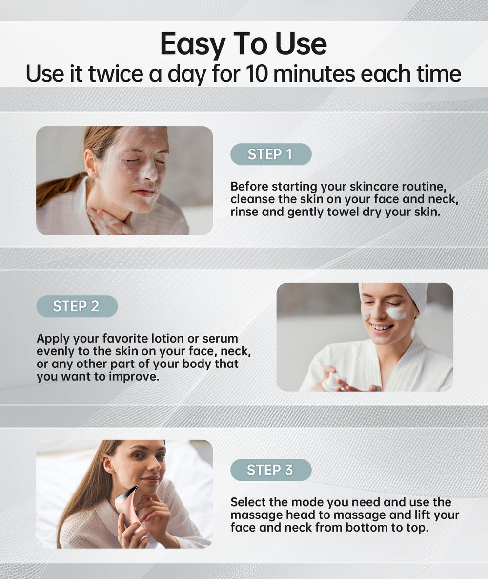 Dopsikn compact portable massager fits into bags for on-the-go skincare.