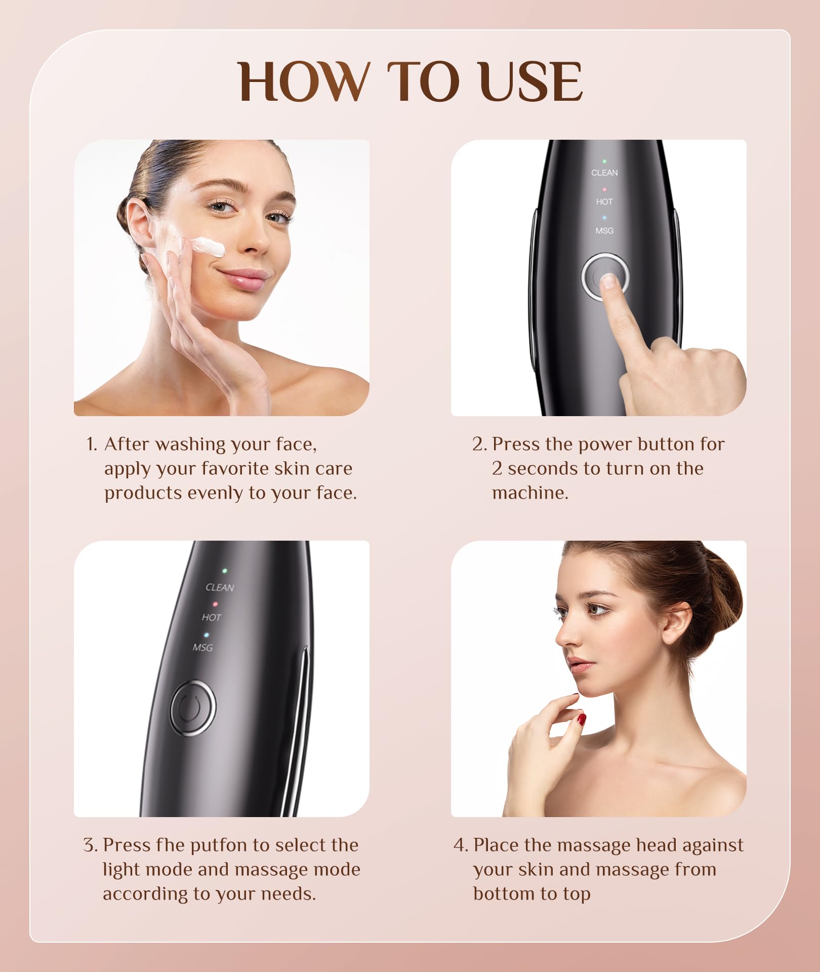 Dopsikn portable red-light device for on-the-go skincare