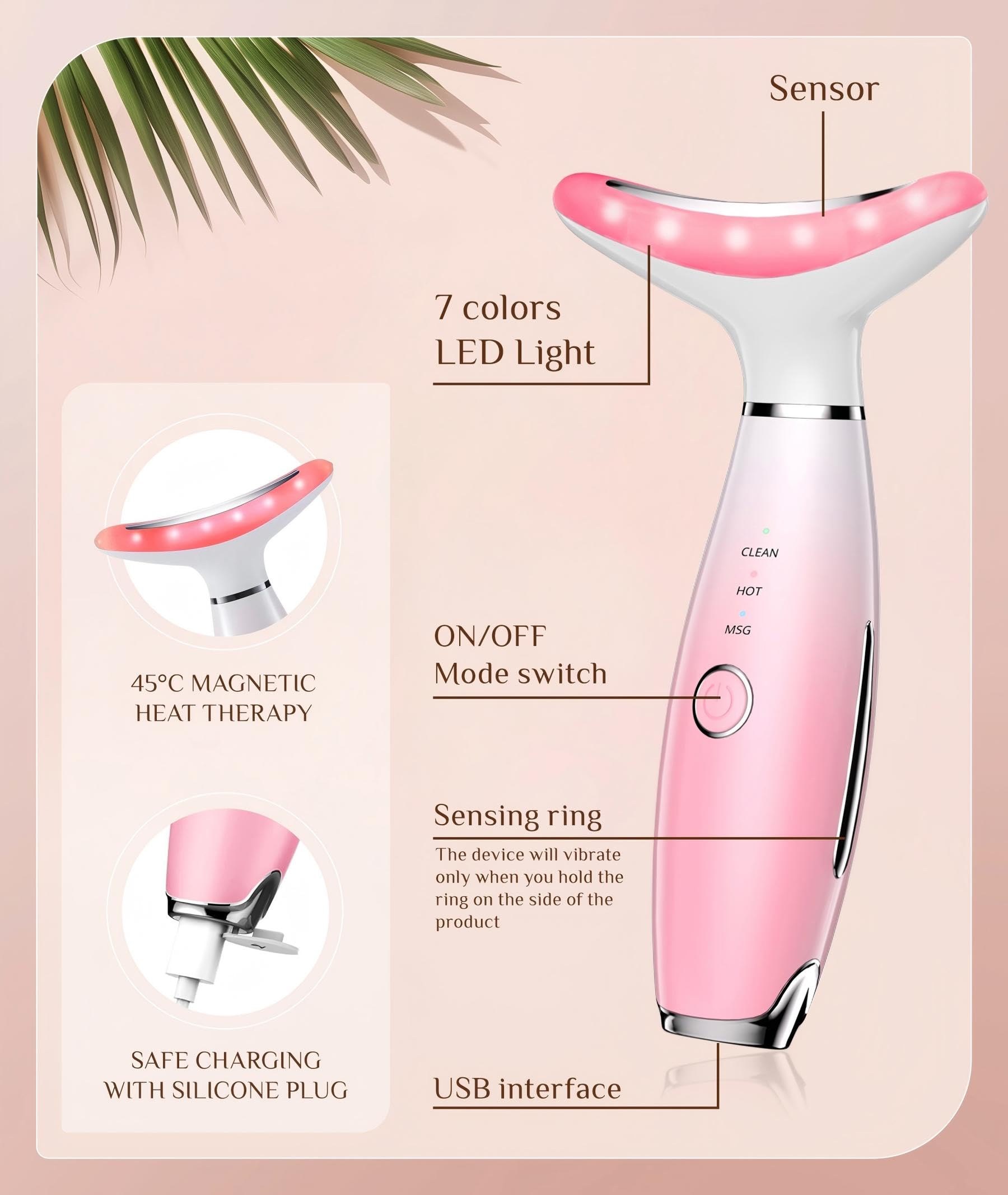 Dopsikn sensor pads resting on the skin during a session.