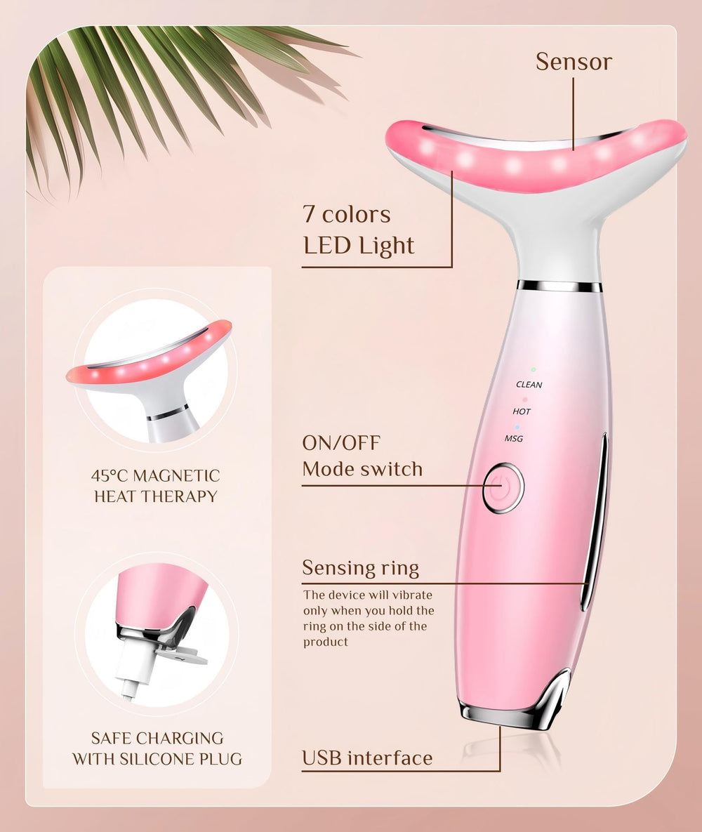 Dopsikn sensor pads resting on the skin during a session.