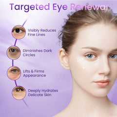 Doracome Eye Cream provides deep hydration around the delicate eye area.