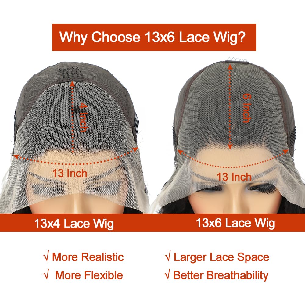 Dorbess Ginger Orange 30 inch lace front wig adjustable band for secure wear