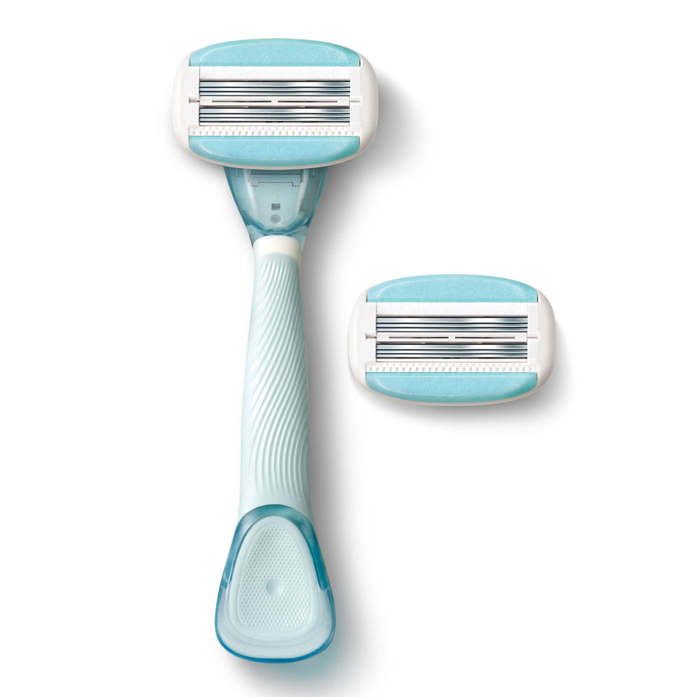Dorco Eve 6 six-blade cartridge close-up for smooth shaving.