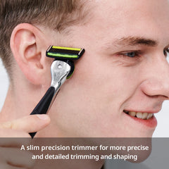 Curved blades on Dorco Pace 6 Pro 3D Motion for a close shave