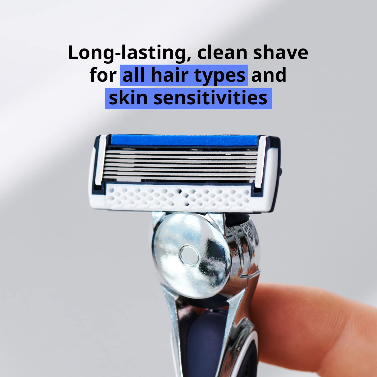 Dorco Pace 7 curved blades enabling a smooth, precise shaving experience.