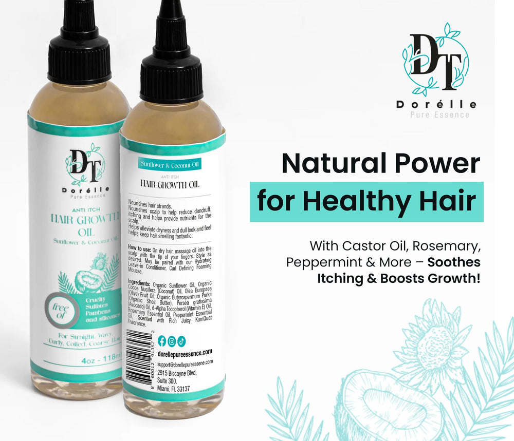Dorelle Pure Essence dropper showing precise scalp application