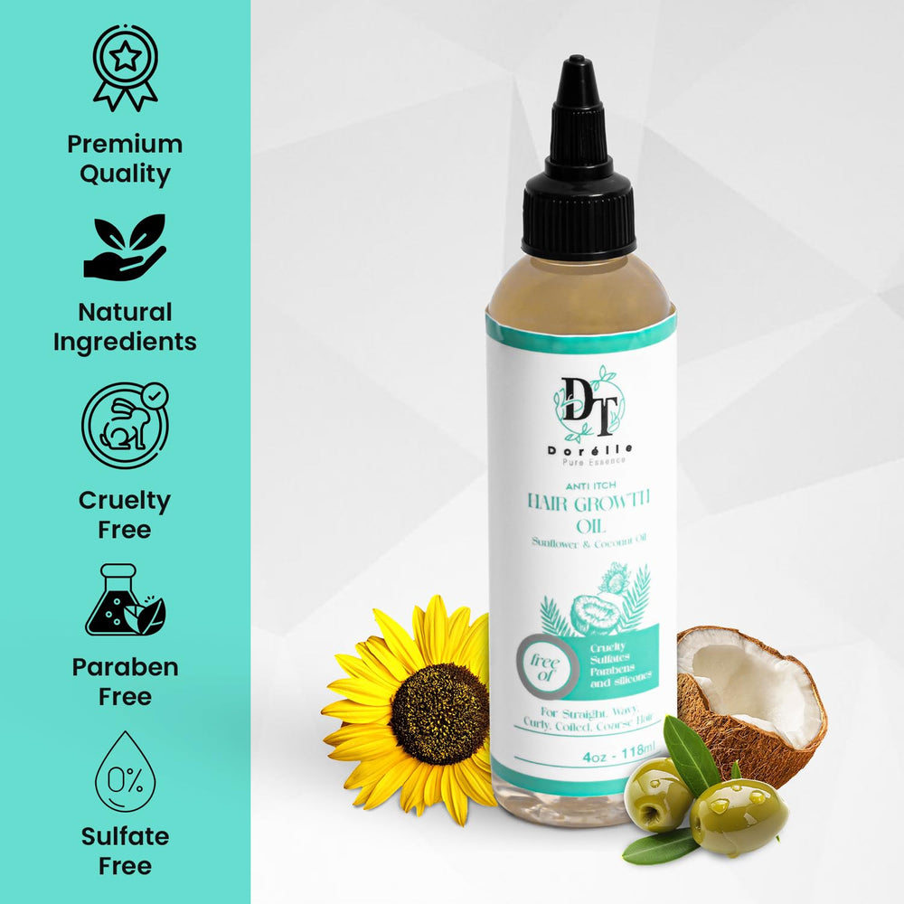 Dorelle Pure Essence no-flake, sulfate-free finish for daily styling