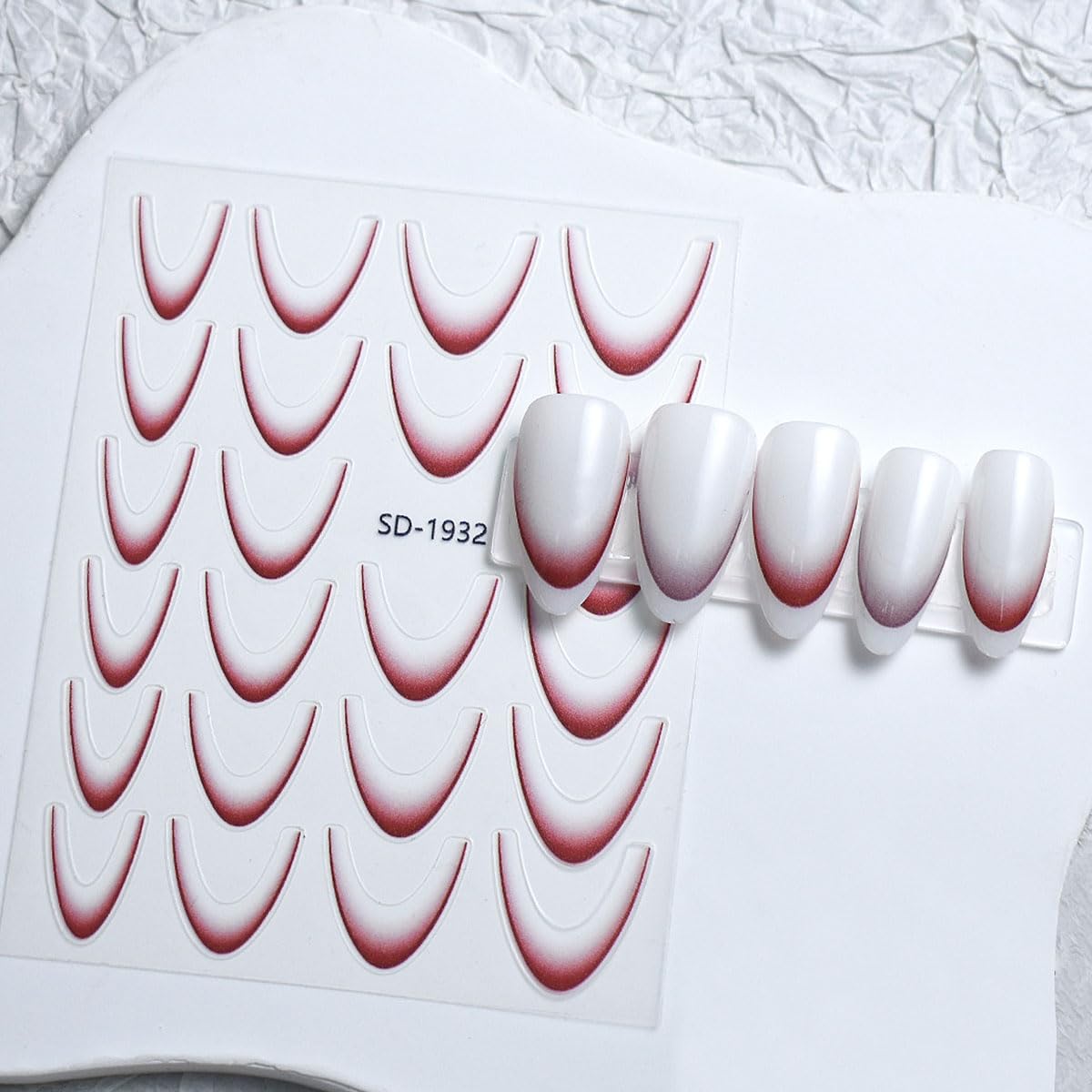 Dornail french manicure stickers for versatile daily nail art options.