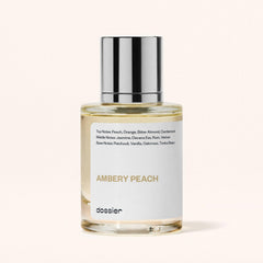 Dossier Ambery Peach on-skin swatch demonstrates how the scent settles over time.