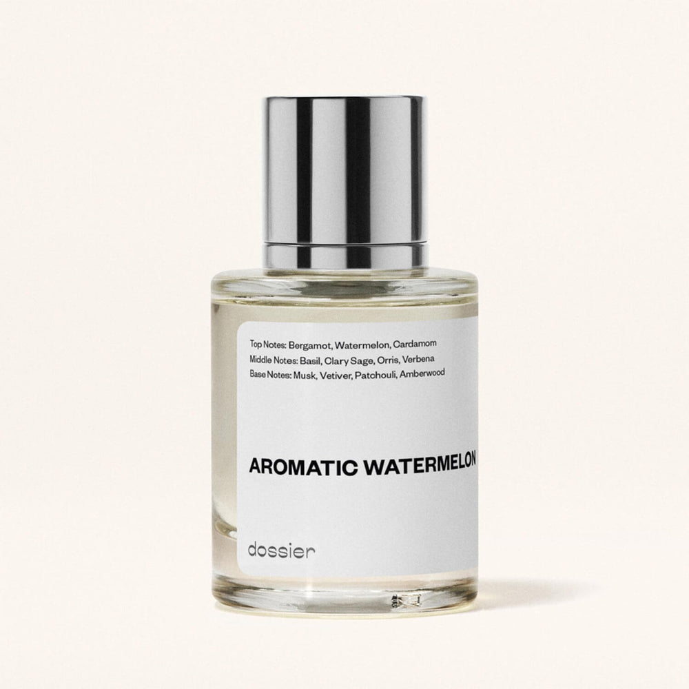 Dossier Aromatic Watermelon minimalist design on a clean surface