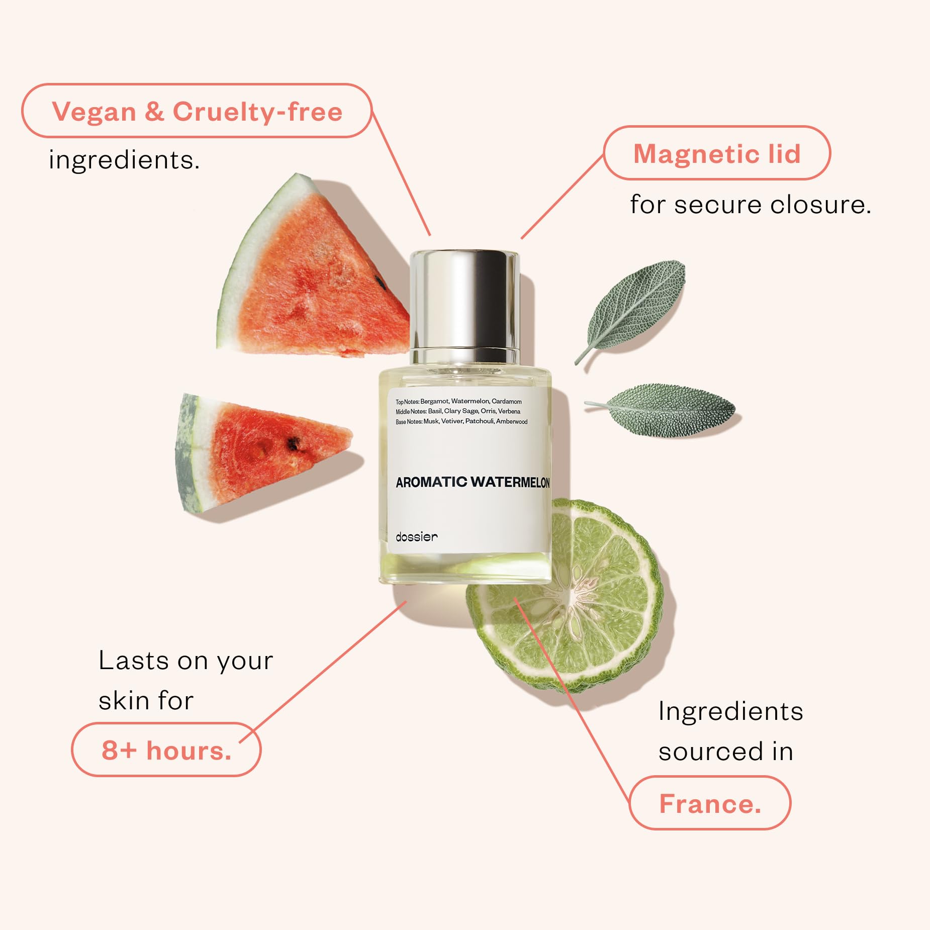 Dossier Aromatic Watermelon spray application showing easy daily use