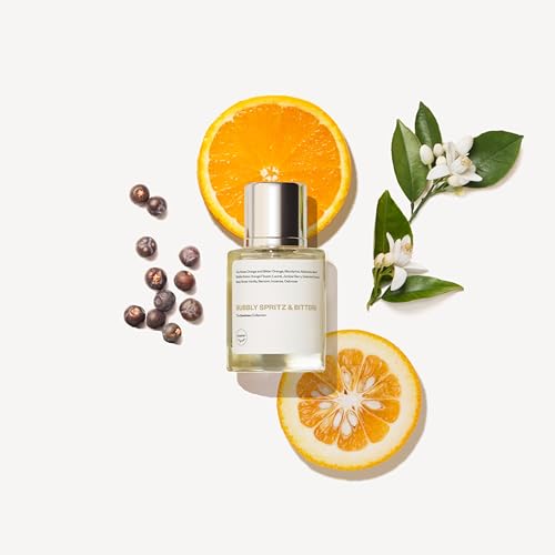 Closeup of Dossier Bubbly Spritz bottle highlighting elegant design