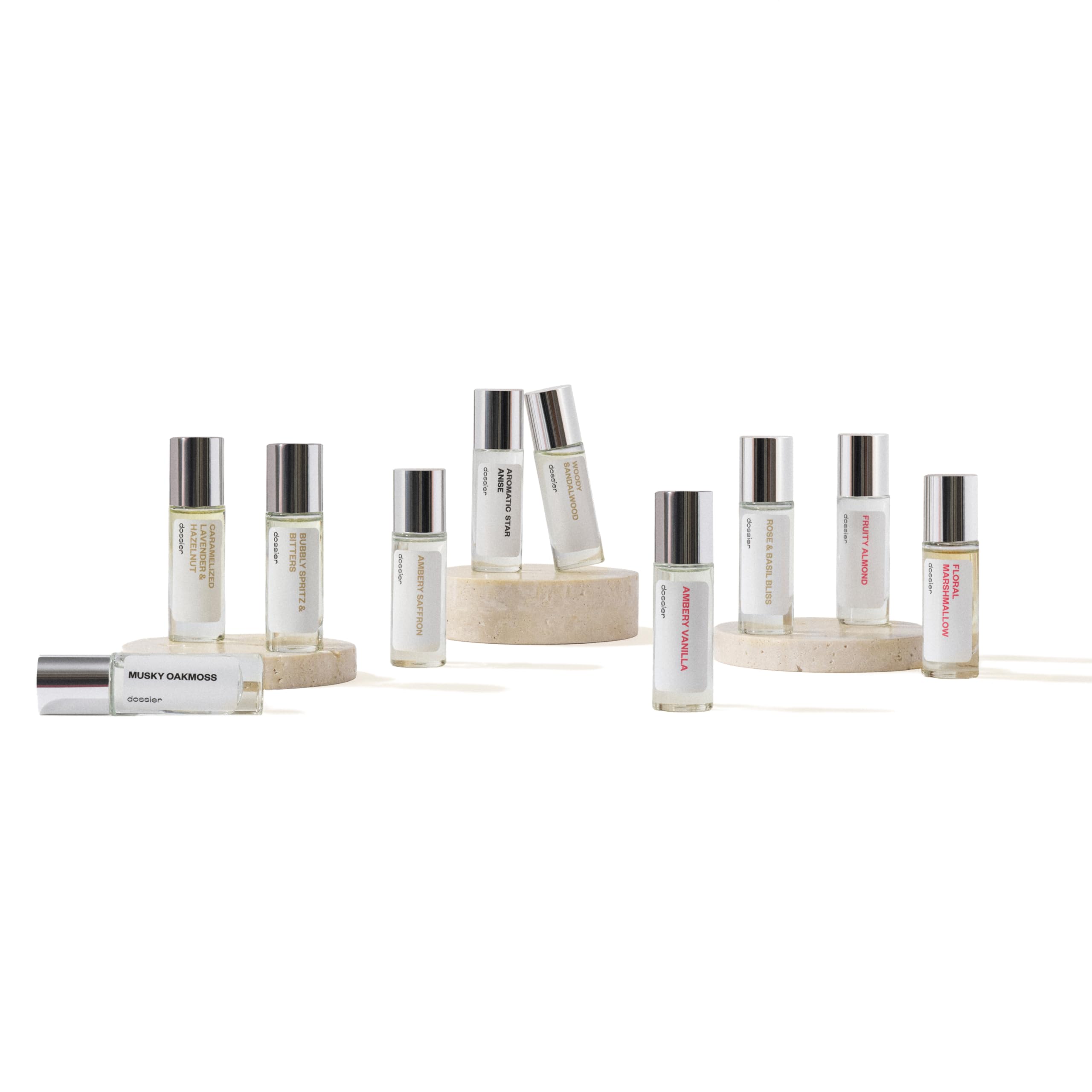 Dossier discovery set 11ml bottle for easy scent testing on the go