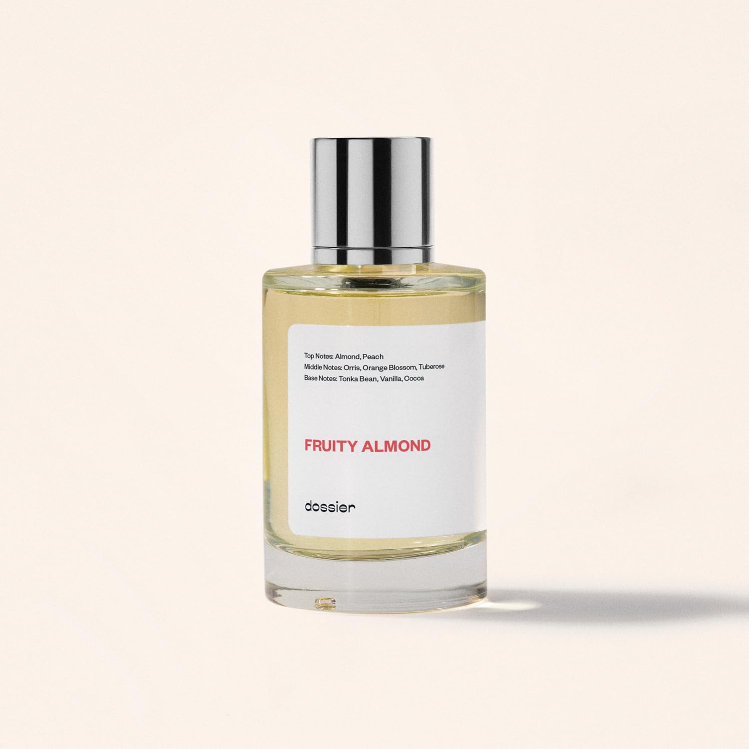 Dossier Fruity Almond floral notes of rose and jasmine