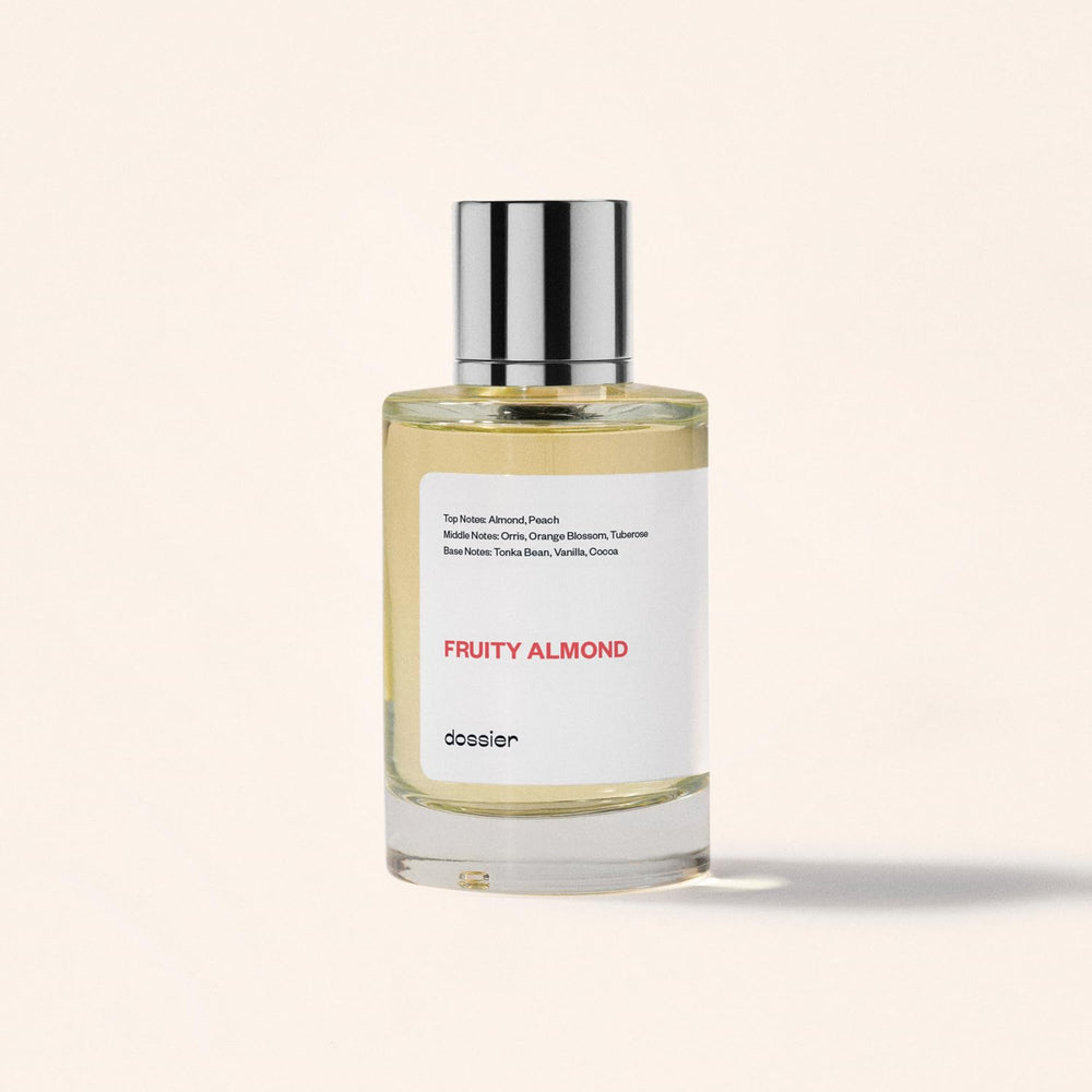 Dossier Fruity Almond floral notes of rose and jasmine