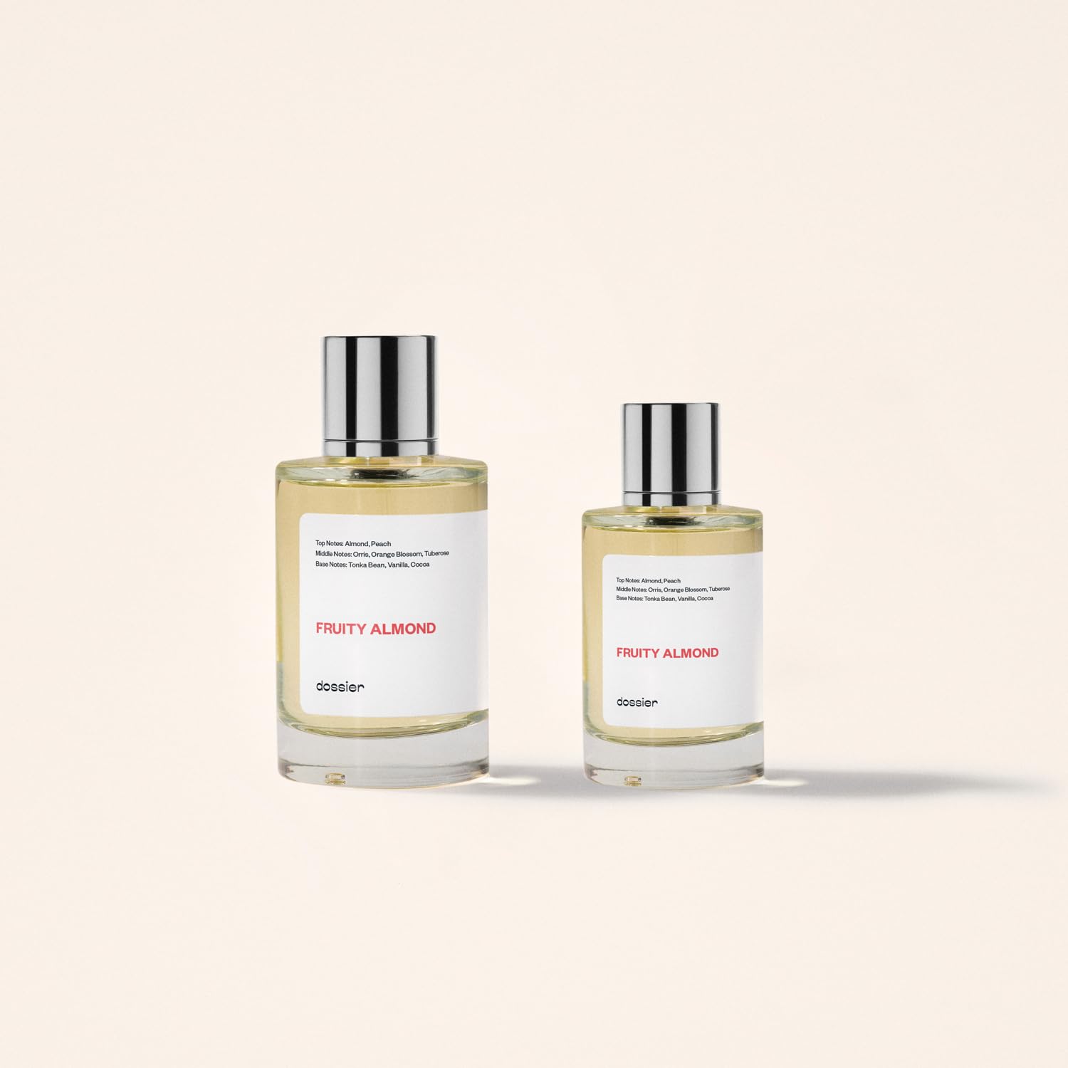 Dossier Fruity Almond sandalwood base hints lasting warmth