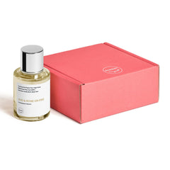Rose flame motif reflects the bold fusion of rose and oud