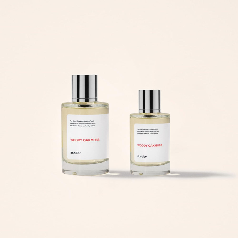Dossier Woody Oakmoss scent diffusion with lasting presence
