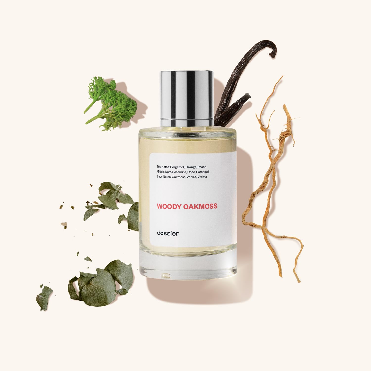 Dossier Woody Oakmoss spray application for effortless wear