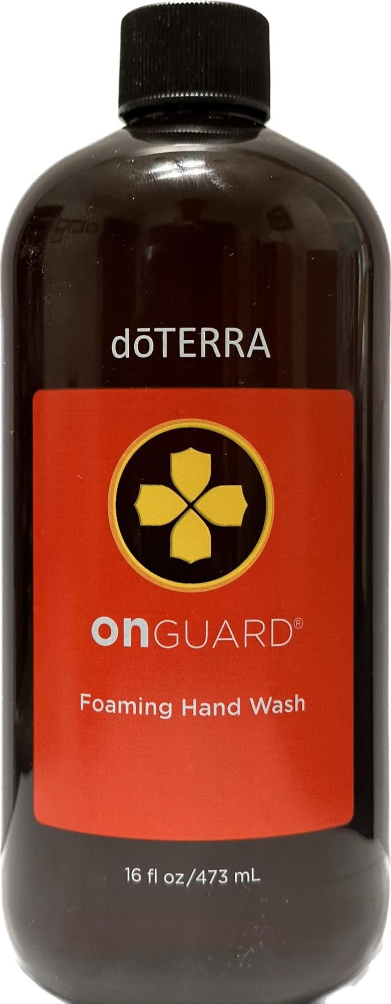 doTERRA On Guard foaming hand wash refill bottle with gentle cleansing and citrus-spice aroma for daily refresh