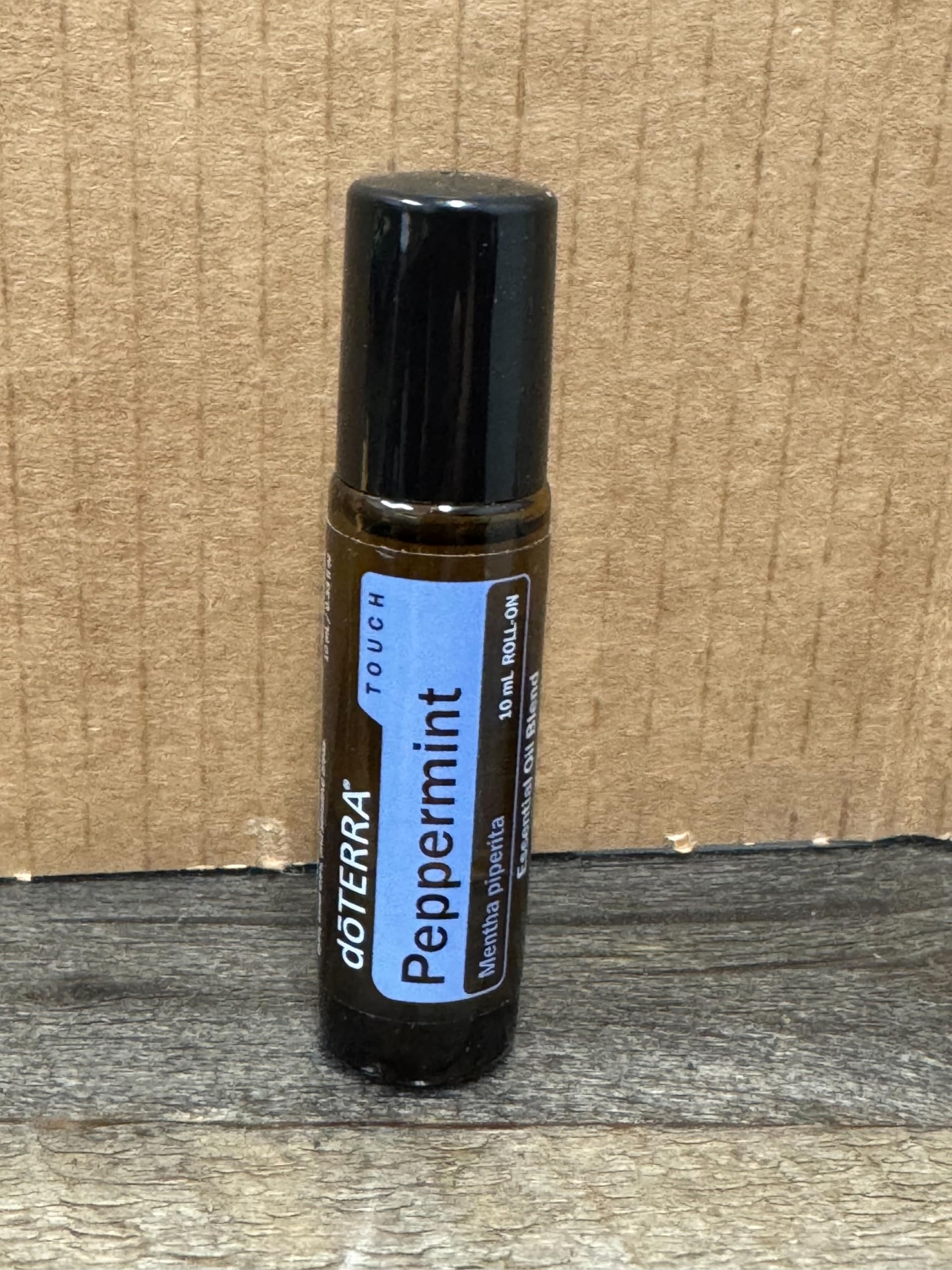 doTERRA Peppermint Touch applied to wrist for quick cooling aroma