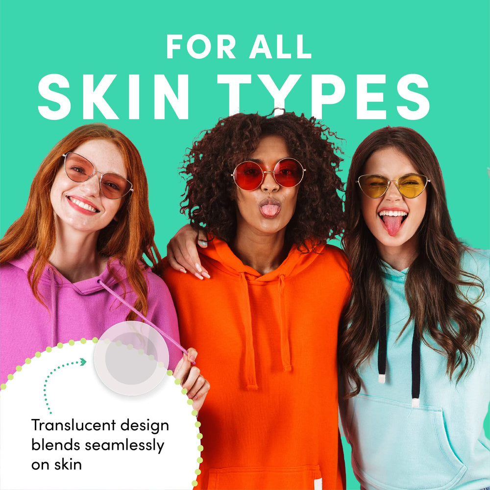 Dots for Spots vegan fragrance-free formula supports sensitive skin while healing.