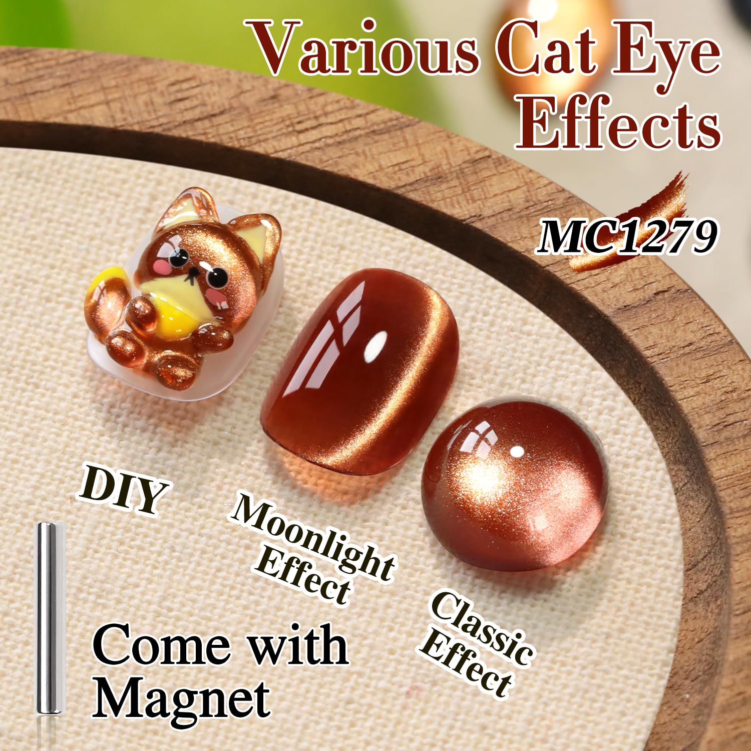 Double Rhythm 15ml cat-eye gel tube ready for multi-color layering