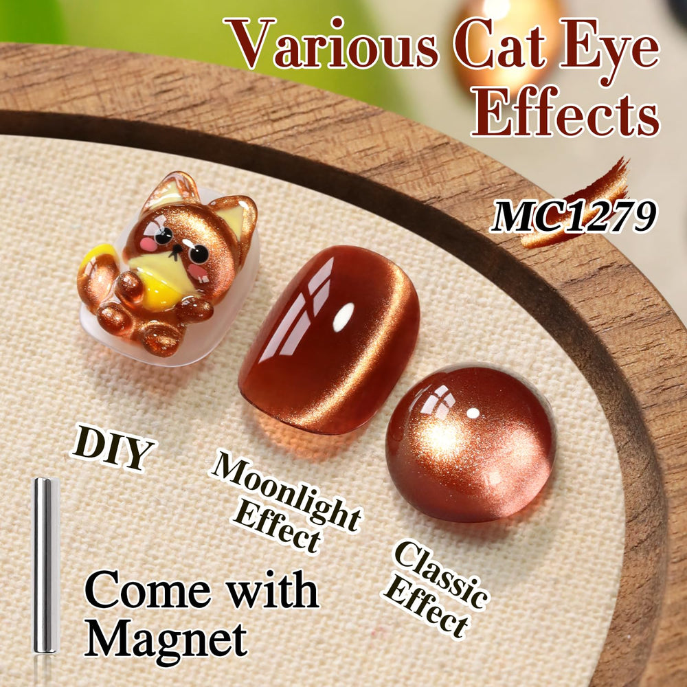 Double Rhythm 15ml cat-eye gel tube ready for multi-color layering