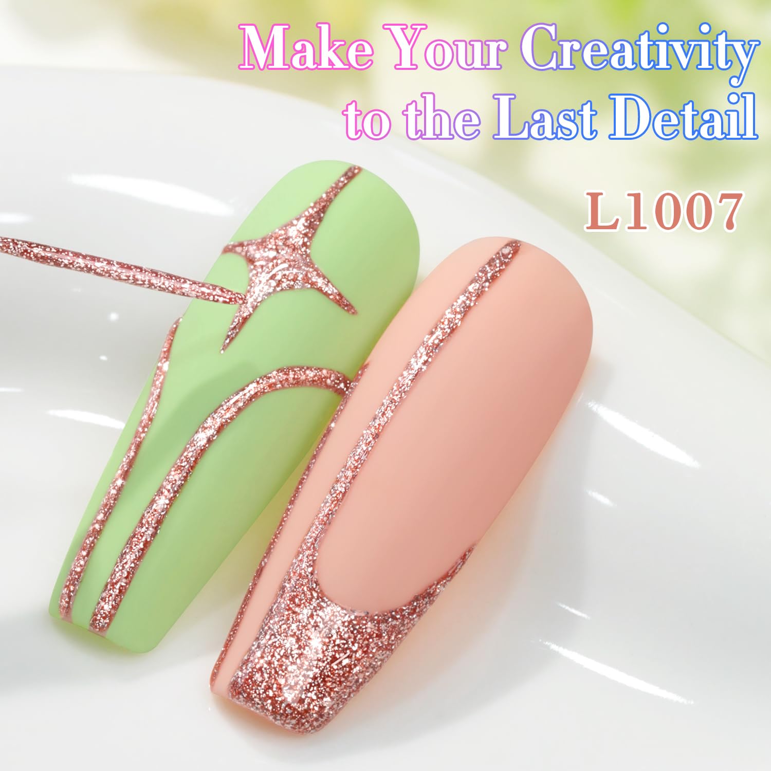 Double Rhythm 15ml gel nail polish delivers quick application and vibrant coverage.